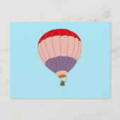 Luftballon Postkarte (Vorderseite)