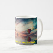Luftballon - schöner Himmel Kaffeetasse (VorderseiteRechts)