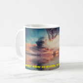 Luftballon - schöner Himmel Kaffeetasse (Vorderseite Links)