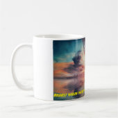 Luftballon - schöner Himmel Kaffeetasse (Links)