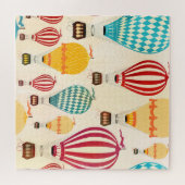 Luftballon: spielerisches Musterdesign. Puzzle (Horizontal)