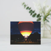 Luftballon, ufo postkarte (Stehend Vorderseite)
