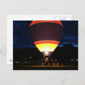 Luftballon, ufo postkarte (Vorne/Hinten)