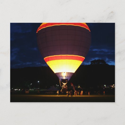 Luftballon, ufo postkarte (Vorderseite)