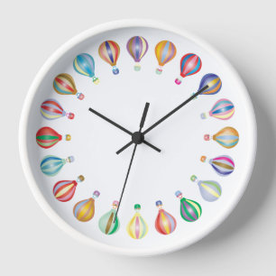 Luftballon-Wanduhr Uhr