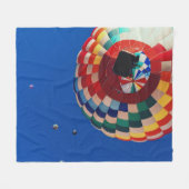 Luftballonfotografie Fleecedecke (Vorderseite (Horizontal))