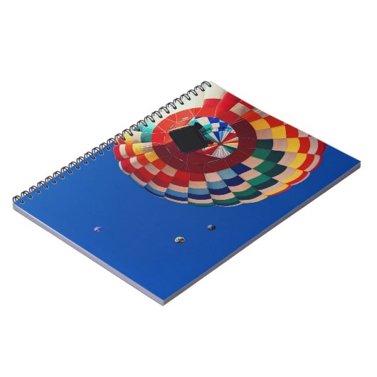 Luftballonfotografie Notizblock (Linke Seite)