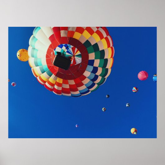 Luftballonfotografie Poster (Vorne)