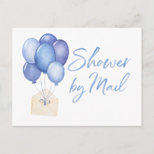 Luftballons Baby Shower per Post Weitentfernung Postkarte