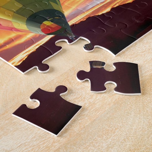 Luftballons beim nächtlichen Jigsaw-Puzzle Puzzle (Seite)