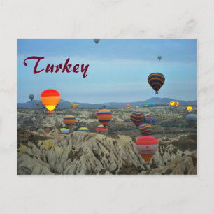 Luftballons der Türkei Postkarte