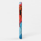 Luftballons des roten Herzens Valentine Case-Mate iPhone Hülle (Hinten/Rechts)