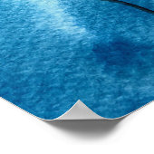 Luftballons des roten Herzens Valentine Poster (Ecke)