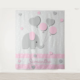 Luftballons-Elefanten-Kinderzimmer-Geschenk Hinter Wandteppich