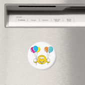 Luftballons Feier Gesicht Magnet (In Situ (Geschirrspüler))
