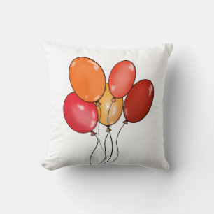 Luftballons frohe Schwingungen Kissen