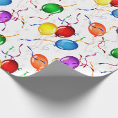 Luftballons Geschenkpapier (Ecke)