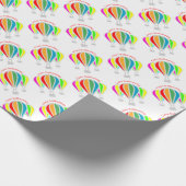 Luftballons Geschenkpapier (Ecke)