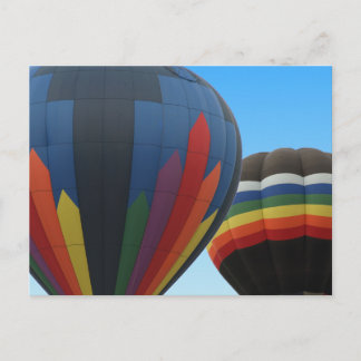 Luftballons im Flug Postkarte
