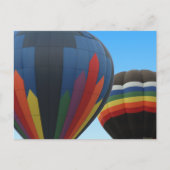 Luftballons im Flug Postkarte (Vorderseite)