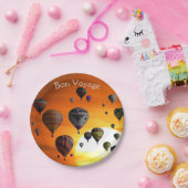 Luftballons in der Papierplatte Pappteller (Party)