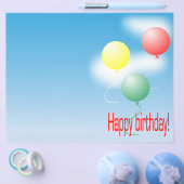 Luftballons in Farben Flyer (Einzeln)