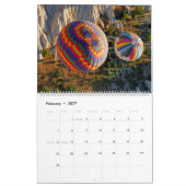 Luftballons in Kappadokien Kalender (Feb 2027)