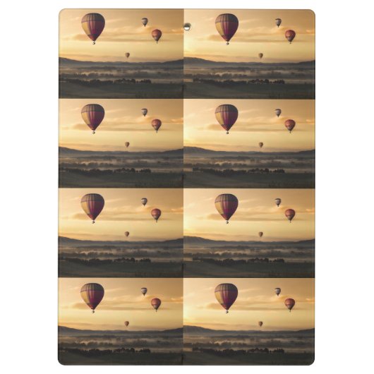 Luftballons Klemmbrett (Rückseite)