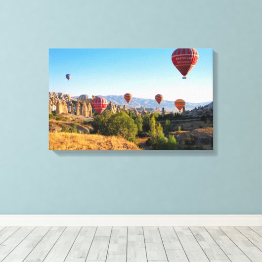 Luftballons Leinwanddruck (Insitu (Holzboden))