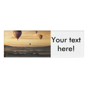 Luftballons Namenschild