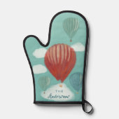 Luftballons Personalisiert gestrichen Illustration Ofenhandschuh (Vorderseite)