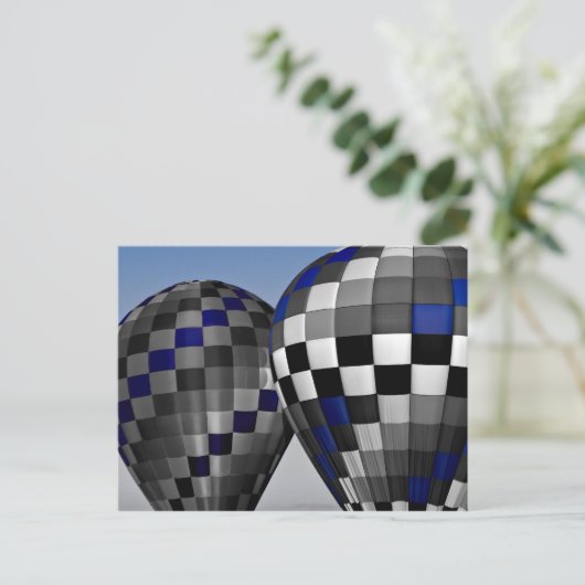 Luftballons Postkarte (Stehend Vorderseite)