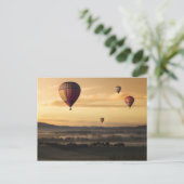 Luftballons Postkarte (Stehend Vorderseite)