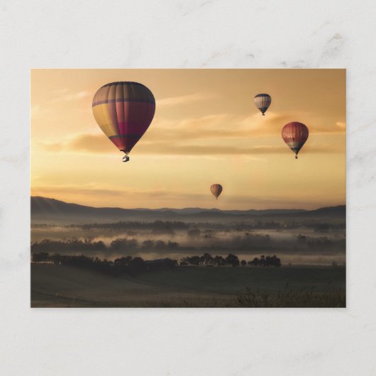 Luftballons Postkarte (Vorderseite)