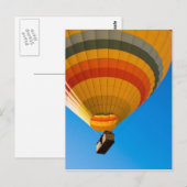 Luftballons Postkarte (Vorne/Hinten)