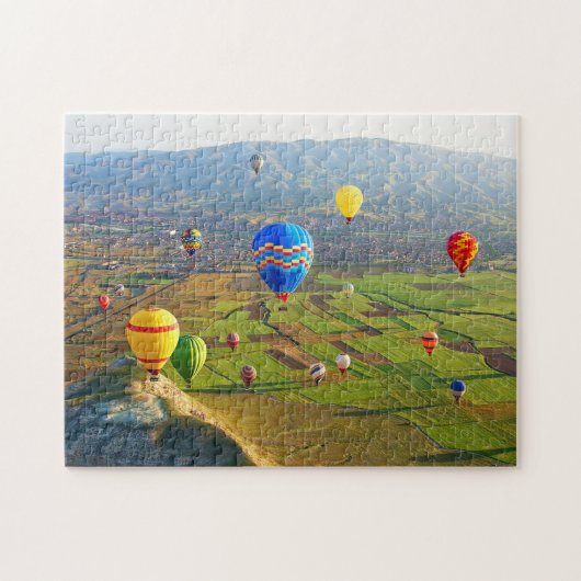 Luftballons über dem Jigsaw-Puzzle Puzzle (Horizontal)