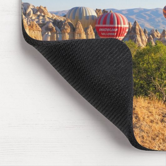 Luftballons über Kappadokien Mousepad (Ecke)