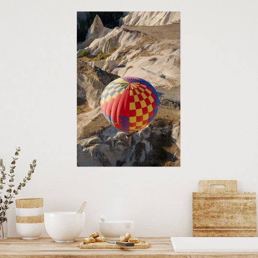 Luftballons über Kappadokien Poster (Küche)