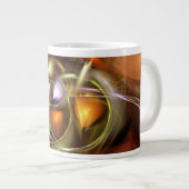 Luftballons und Bänder Abstract Jumbo-Tasse (Vorderseite Rechts)