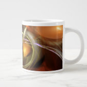 Luftballons und Bänder Abstract Jumbo-Tasse (Rechts)