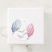 Luftballons Wasserfarbe Danke, dass ihr Gender-Ent Geschenkanhänger (Beispiel)