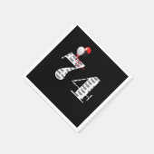 Luftballons zur 74. Geburtstagsfeier Serviette (Ecke)