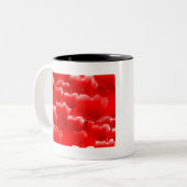 Luftballons Zweifarbige Tasse (Vorderseite Links)