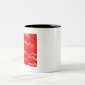Luftballons Zweifarbige Tasse (Mittel)