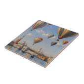 Luftballooning über venezianische Ölfarbe, Fliese (Seite)