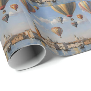 Luftballooning über venezianische Ölfarbe, Geschenkpapier