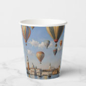 Luftballooning über venezianische Ölfarbe, Pappbecher (Rückseite)