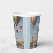 Luftballooning über venezianische Ölfarbe, Pappbecher (Rechts)
