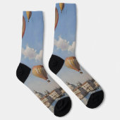 Luftballooning über venezianische Ölfarbe, Socken (Rechts)
