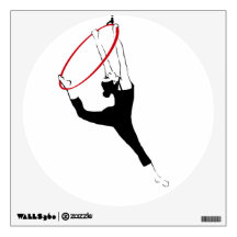 Luftband/Lyra Wand-Abziehbild